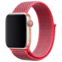 Sportinis dirželis skirtas Apple Watch (40mm), raudonas/rožinis